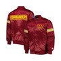 Men's Burgundy Washington Commanders The Pick and Roll Full-Snap Jacket