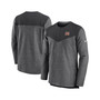 Men's Charcoal Cincinnati Bengals Sideline Lockup Performance Quarter-zip Jacket