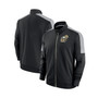 Men's Black New Orleans Saints Historic Track Full-Zip Jacket