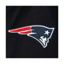 Men's Navy, White New England Patriots Logo Varsity Full-Zip Jacket