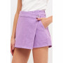 Women's High Waist Color Denim Skort
