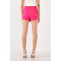 Women's High Waist Color Denim Skort