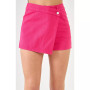 Women's High Waist Color Denim Skort