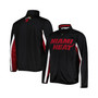 Men's Black Miami Heat Contender Wordmark Full-Zip Track Jacket