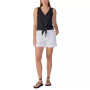 Women's Solid Switchback Cuffed Cotton Shorts