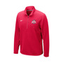 Men's Scarlet Ohio State Buckeyes Primary Logo Training Performance Quarter-Zip Jacket