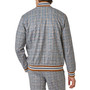 Men's Glen Plaid Zipper Track Jacket