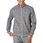 Men's Glen Plaid Zipper Track Jacket