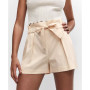 Women's Bow Detail Paper Bag Shorts