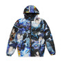 Men's Naruto Sasuke All Over Print Puffer Jacket
