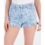 Women's Claudia Printed Denim Shorts