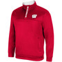 Men's Red Wisconsin Badgers No Tomorrow Quarter-Zip Jacket