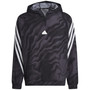 Men's Future Icons Loose-Fit Abstract-Print Quarter-Zip Hoodie