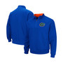 Men's Royal Florida Gators Tortugas Logo Quarter-Zip Pullover Jacket