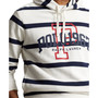 Men's Logo Striped Fleece Hoodie