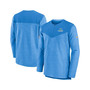 Men's Powder Blue Los Angeles Chargers Sideline Lockup Performance Quarter-zip Jacket