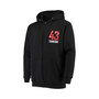 Men's Pascal Siakam Black Toronto Raptors Player Name Number Full-Zip Hoodie Jacket