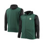 Men's Green and Black Green Bay Packers Big and Tall Alpha Full-Zip Hoodie Jacket