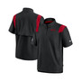 Men's Black Atlanta Falcons Sideline Coaches Short Sleeve Quarter-Zip Jacket
