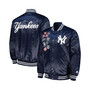 Men's Navy New York Yankees Patch Full-Snap Jacket