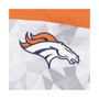 Men's White and Orange Denver Broncos Thursday Night Gridiron Raglan Half-Zip Hooded Jacket