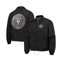Men's Black Inter Miami CF Coaches Full-Snap Jacket