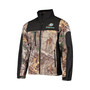 Men's Realtree Camo and Black Miami Dolphins Circle Hunter Softshell Full-Zip Jacket