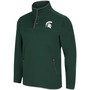 Men's Green Michigan State Spartans Rebound Snap Pullover Jacket