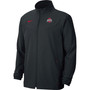 Men's Black Ohio State Buckeyes 2021 Sideline Full-Zip Jacket