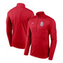 Men's Big and Tall Red St. Louis Cardinals Team Logo Element Performance Half-Zip Pullover Jacket