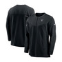 Men's Black Las Vegas Raiders Sideline Half-Zip UV Performance Jacket