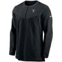 Men's Black Las Vegas Raiders Sideline Half-Zip UV Performance Jacket