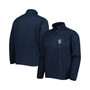 Men's Heathered Deep Sea Blue Seattle Kraken Course Quarter-Zip Jacket