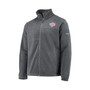 Men's New York Knicks Heathered Charcoal Flanker Full-Zip Jacket