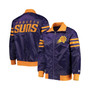Men's Purple Phoenix Suns The Captain Ii Full-Zip Varsity Jacket