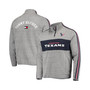 Men's Heathered Gray Houston Texans Mario Quarter-Zip Jacket