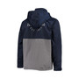 Men's Navy, Gray Houston Texans Anorak Hoodie Quarter-Zip Jacket