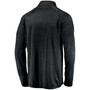 Men's Black Texas Longhorns Primary Logo Striated Raglan Quarter-Zip Jacket