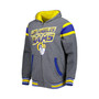 Men's Royal, Gray Los Angeles Rams Extreme Full Back Reversible Hoodie Full-Zip Jacket