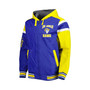 Men's Royal, Gray Los Angeles Rams Extreme Full Back Reversible Hoodie Full-Zip Jacket