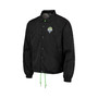 Men's Black Seattle Sounders FC Coaches Full-Snap Jacket