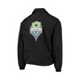 Men's Black Seattle Sounders FC Coaches Full-Snap Jacket