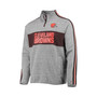 Men's Heathered Gray Cleveland Browns Mario Quarter-Zip Jacket