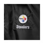 Men's Black Pittsburgh Steelers Coaches Classic Raglan Full-Snap Windbreaker Jacket