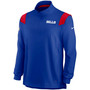 Men's Royal Buffalo Bills 2021 Sideline Coaches Repel Quarter-Zip Jacket