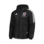 Men's Black New England Revolution Winter Raglan Full-Zip Hoodie Jacket
