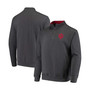 Men's Charcoal Indiana Hoosiers Tortugas Logo Quarter-Zip Pullover Jacket