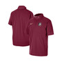 Men's Garnet Florida State Seminoles Coaches Half-Zip Short Sleeve Jacket