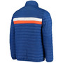 Men's Royal Florida Gators Yard Line Quilted Full-Zip Jacket