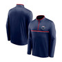 Men's Navy Washington Wizards Starting Lineup Performance Quarter-Zip Jacket